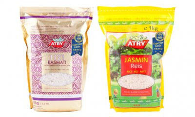 ATRY Reis erhält für 1121 Basmati Wunderreis die höchstmögliche iTQi-Auszeichnung und schneidet bei Jasmin-Reis mit beeindruckenden 85,6 % ab