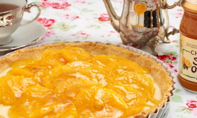 Rezept: Orangentarte mit Mandelcreme